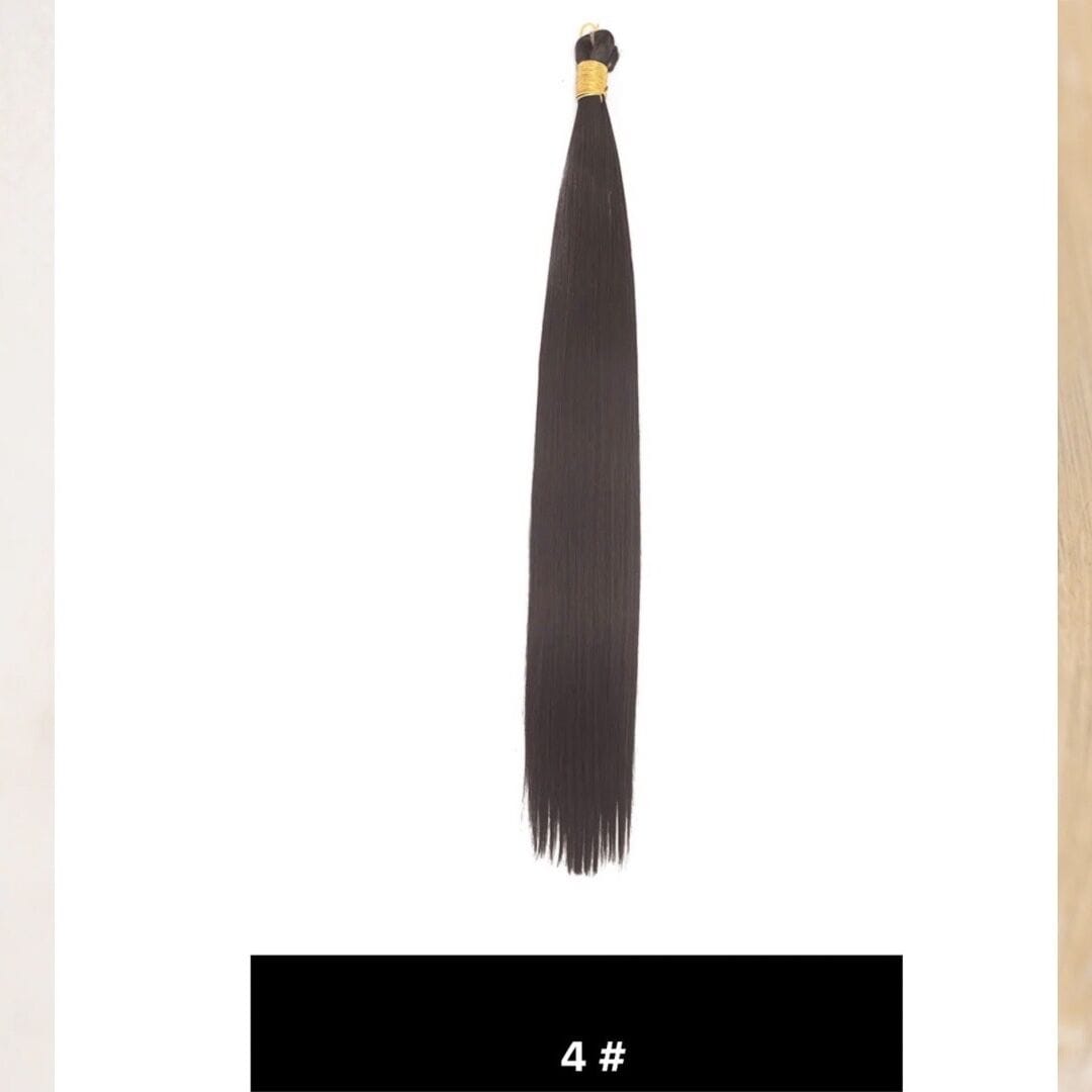 Image de silky straight hair single color