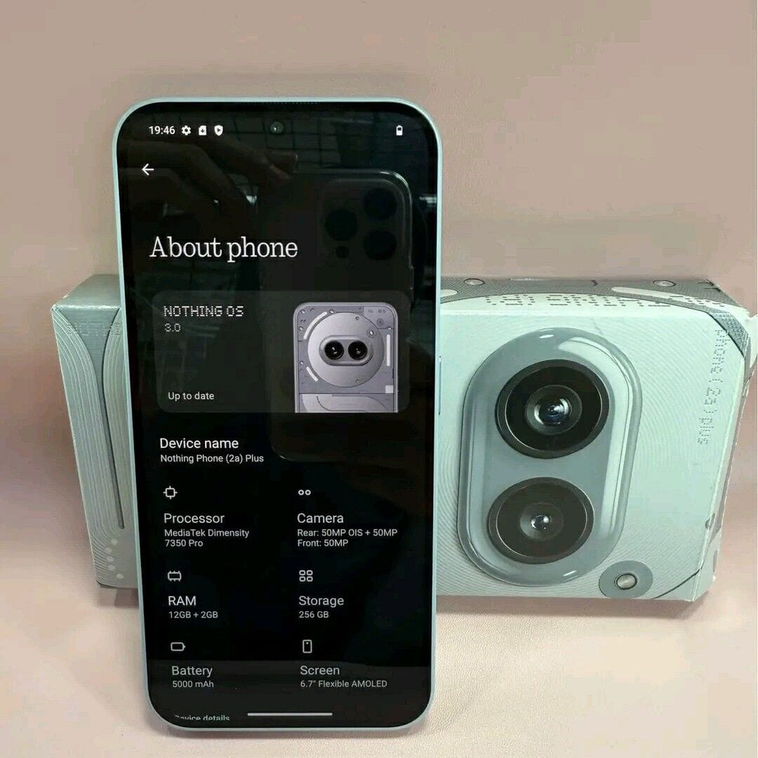 Image de NOTHING PHONE 2A PLUS 256G ROM 12G RAM