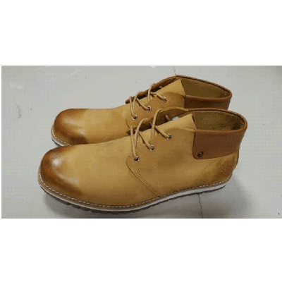 Image de Bottes à lacets marron doré