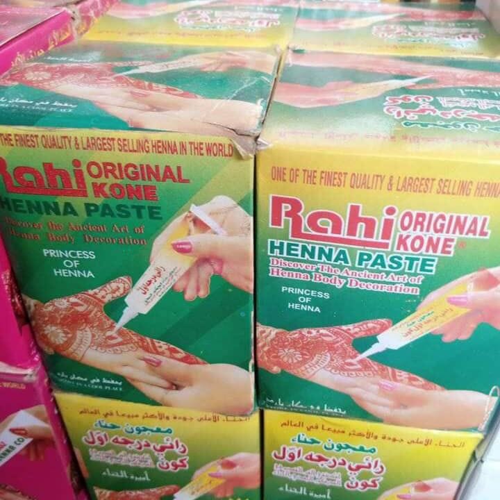 Image de henné en tube