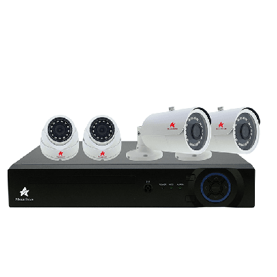 Image of Kit multistar 4 camera + XVR 4CH