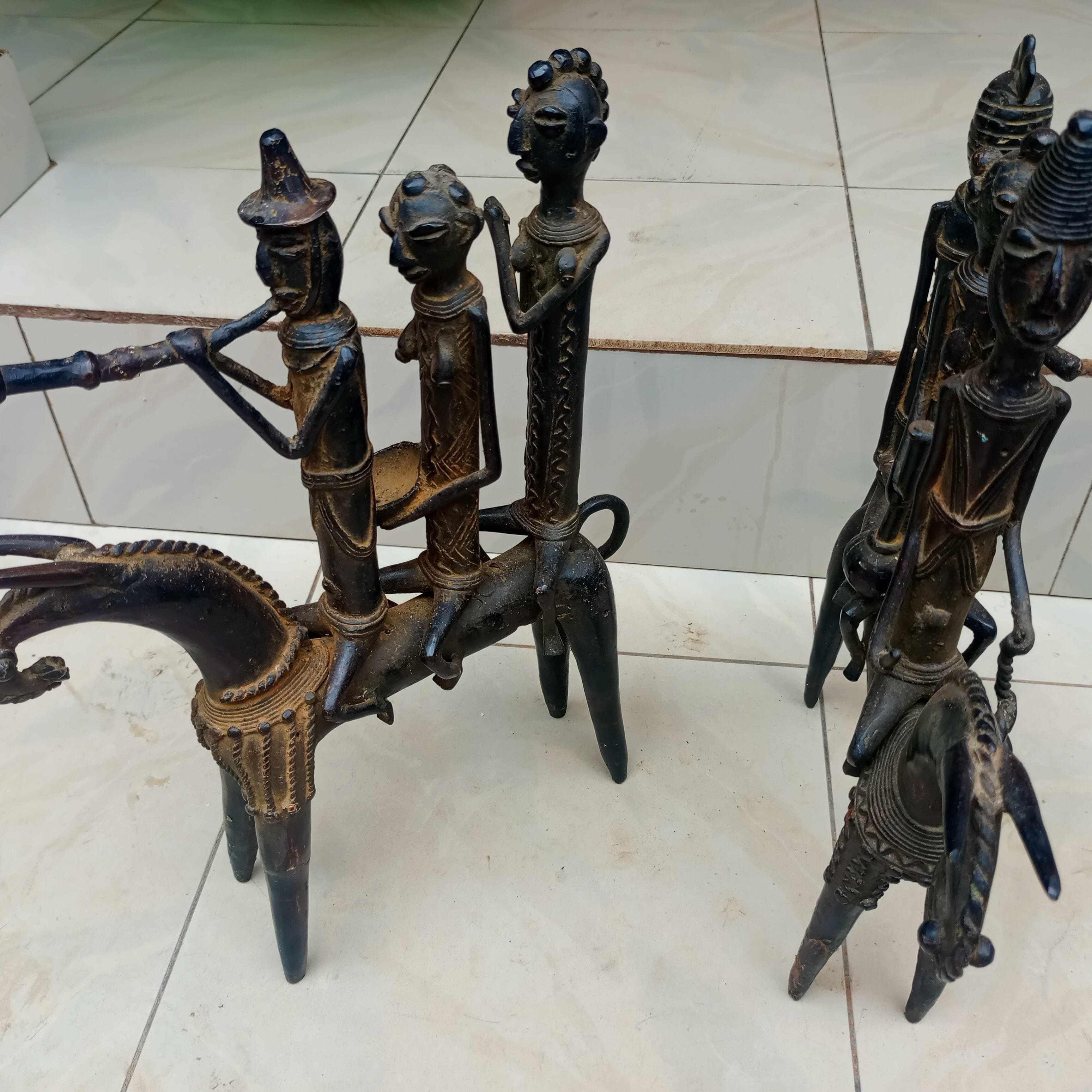 Image de bronze d'Afrique