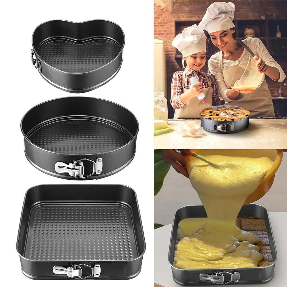 Image of Set of 3 cake molds