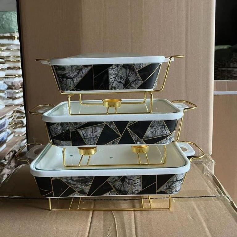 Image of heating ceramic pot