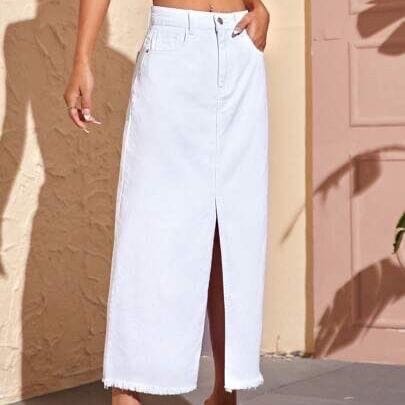 Image of jeans skirts thrift store first choice