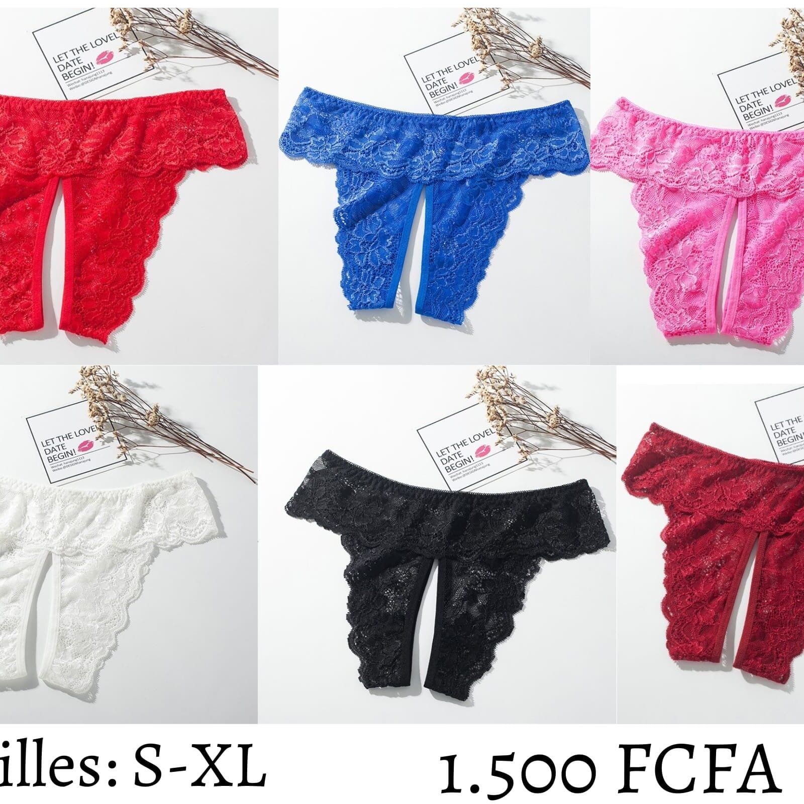 Image of Women's lingerie (size S – XL)