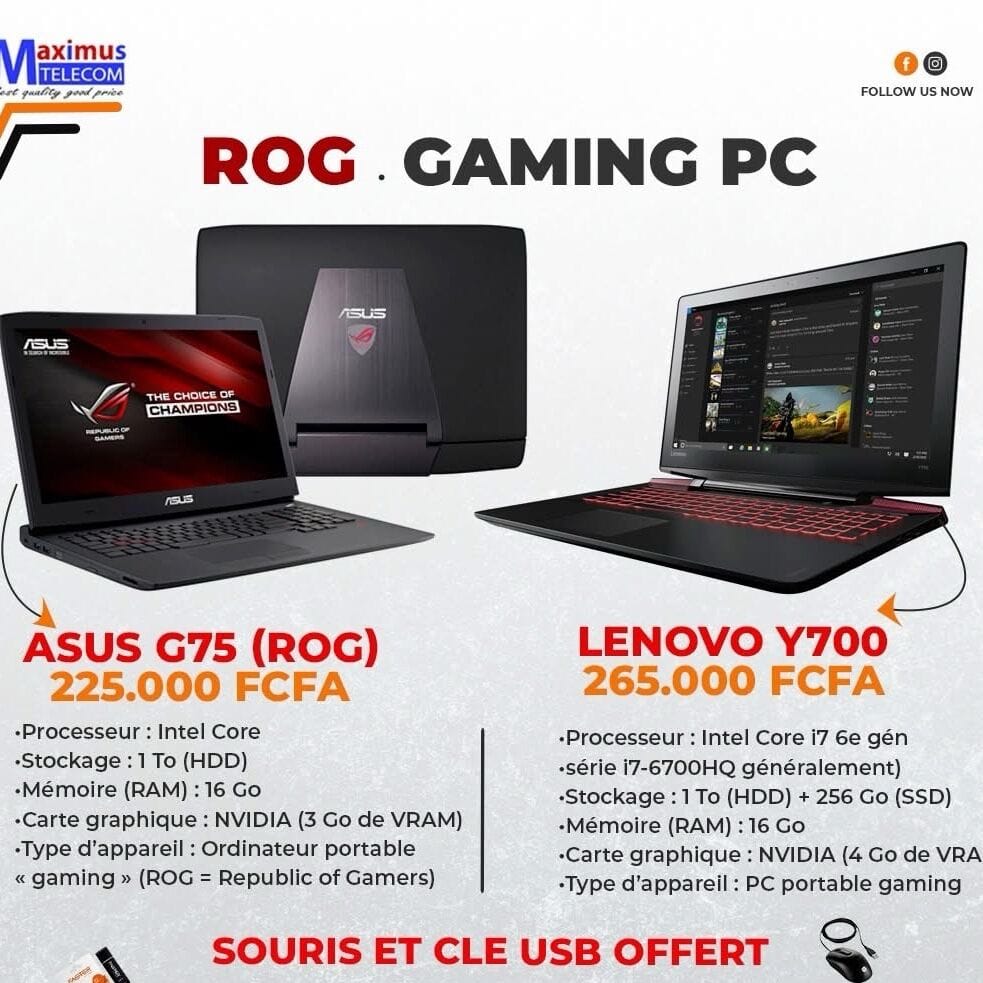 Image de Asus & lenovo