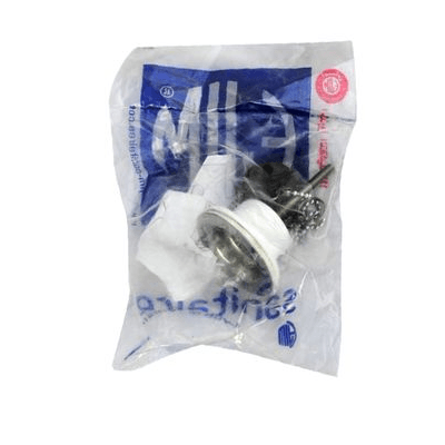 Image de Siphon d'Evier+Bonde+Chainette - Diamètre 40 - Blanc