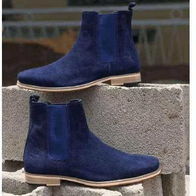Image de Bottes chelsea bleu foncé
