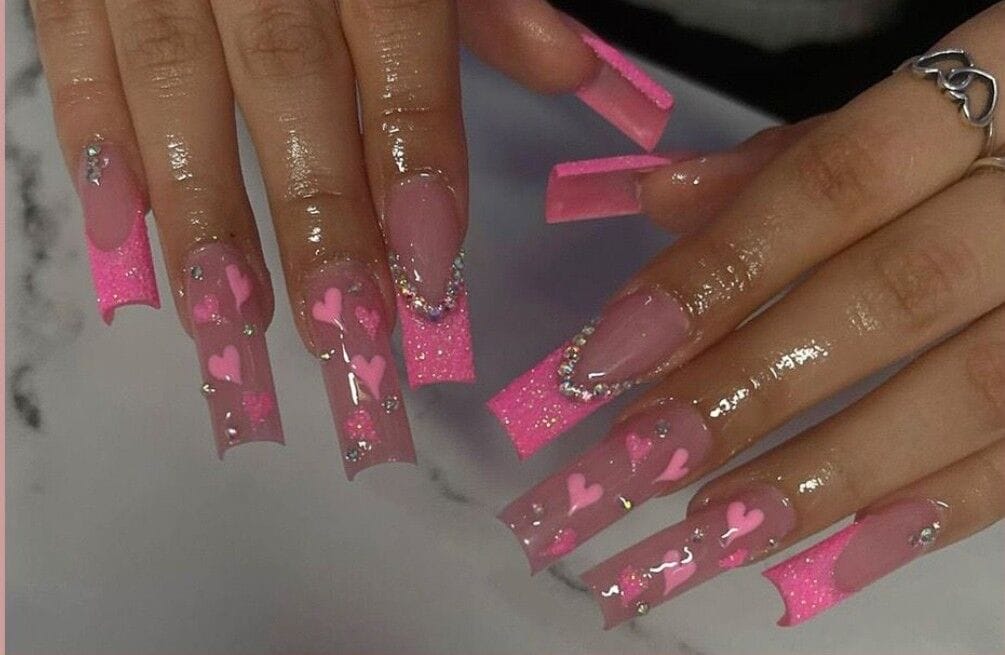 Image de Ongles french manucure press on nails