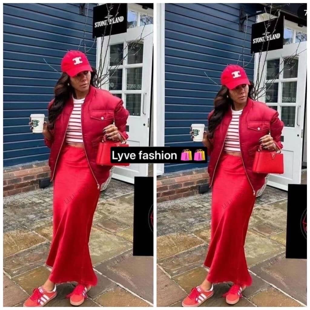 Image de Jupe en satin de soie