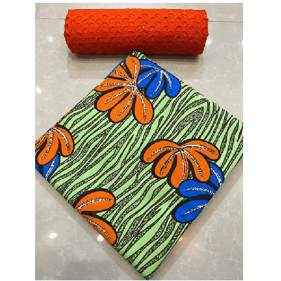 Image de Pagne Wax + Dentelle