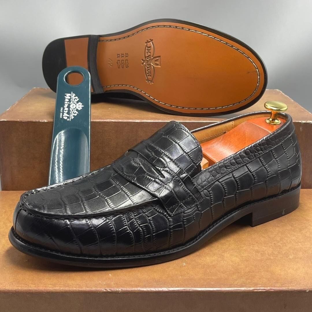 Image of Mack James crocodile skin