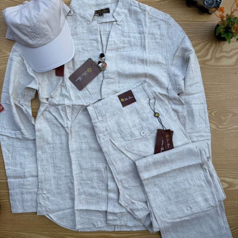 Image de ensemble en lin Loro piana