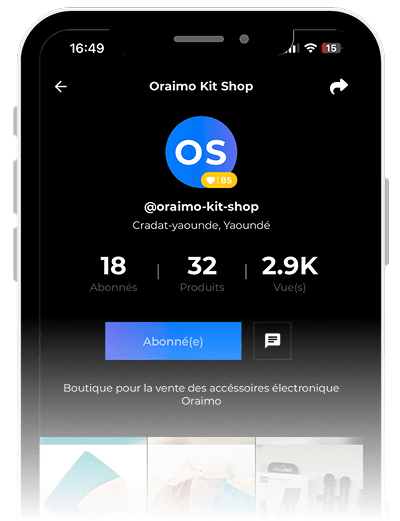 Shoppy app buyers screen