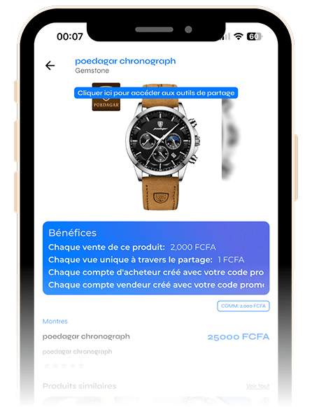 Shoppy app affiliate screen