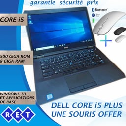 Product image for Dell Core i5 Laptop with Free Wireless Mouse