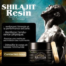 Image du produit Acentlabbs Résine de Shilajit Pur de l'Himalaya - Complément Alimentaire 800mg par Portion
