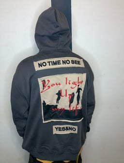 Image du produit Veste en jean noire surdimensionnée avec fermeture à boutons