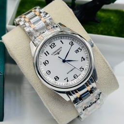 Product image for Elegant Longines Quartz Watch with Silver and Gold Accents