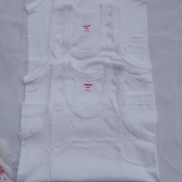 Image du produit Débardeurs Blancs en Coton pour Enfants - Lot de 2