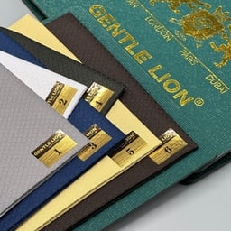 Image du produit Coupons de Tissu Texturé - Argent et Blanc