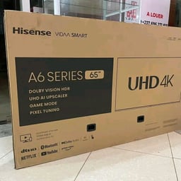 Image du produit T&eacute;l&eacute;viseur Intelligent Hisense S&eacute;rie A6 65" 4K UHD avec HDR et VIDAA OS