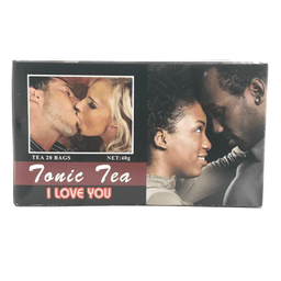 Image du produit Tisane Tonique 'Je t'aime' - Sachets de Thé Romantique (20 Sachets, 40g)