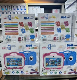 Image du produit Tablette Éducative BéBé-TAB B68 Prime pour Enfants avec Double SIM (Rose & Bleu)