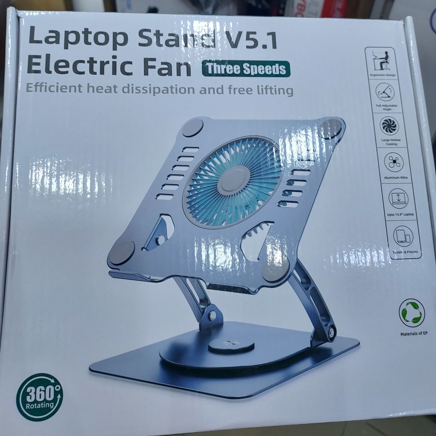 Image du produit : suppor pour laptop avec ventilateur