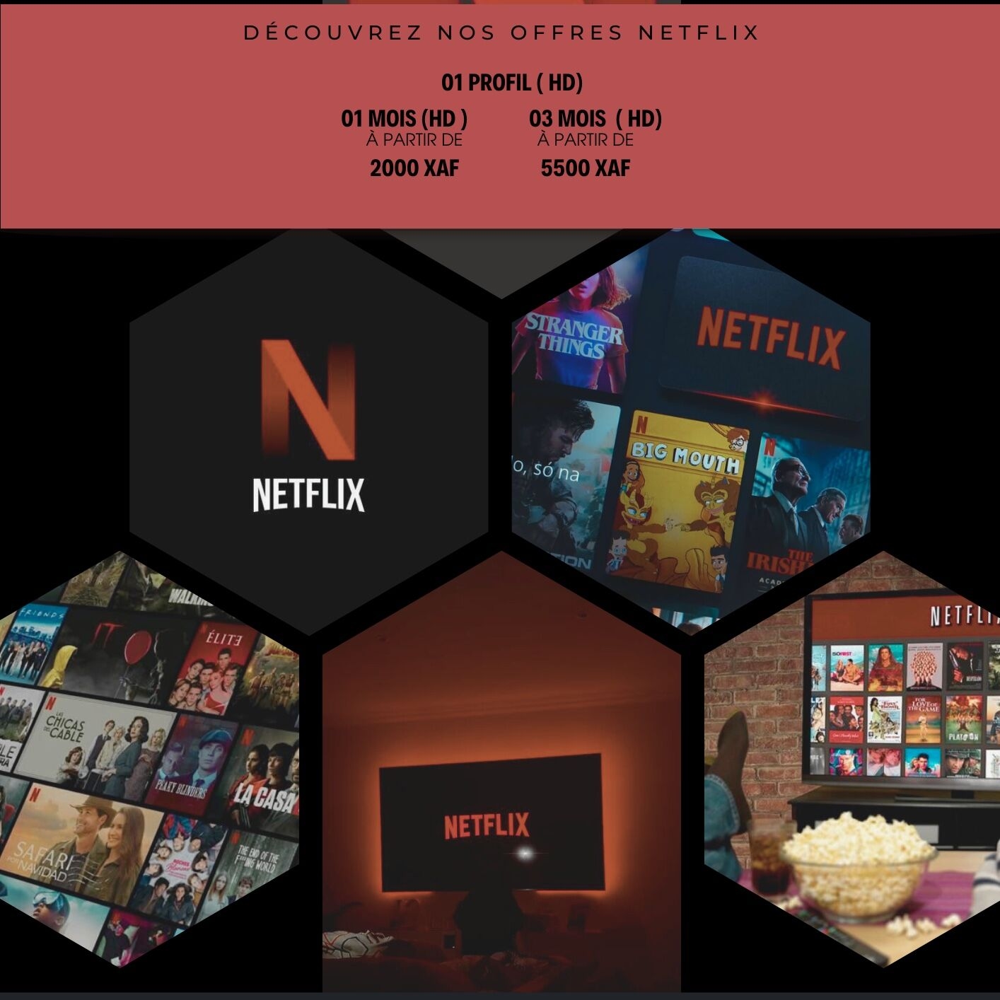 Image du produit : NETFLIX DISPONIBLE 📺🎞️