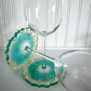 Photo 2 du produit  - personalisation de pieds de verres
