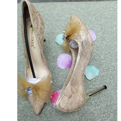 Photo 1 du produit - escarpins marron clair