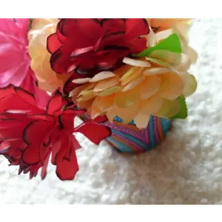 Product image attachment 2 - Ankara Flower pots