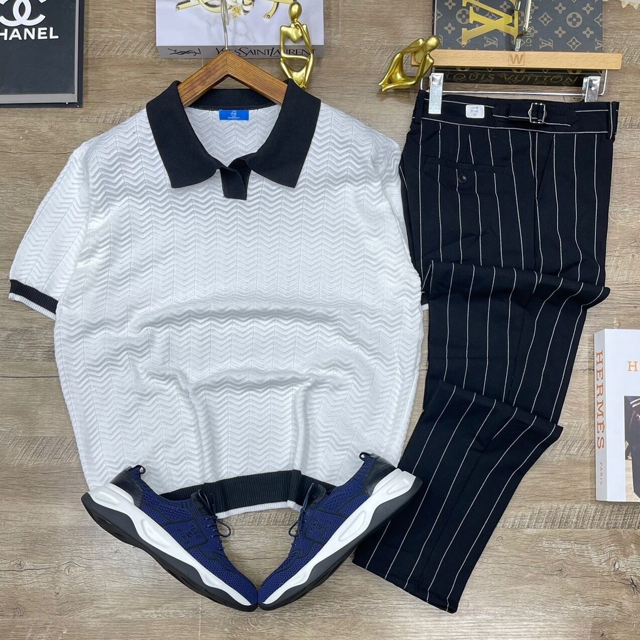 Product image attachment 4 - polo vintage + pantaloon cucumber