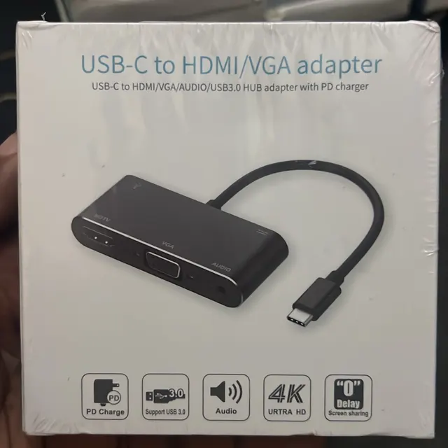 Image de USB-C TO HDMI /VGA ADAPTER