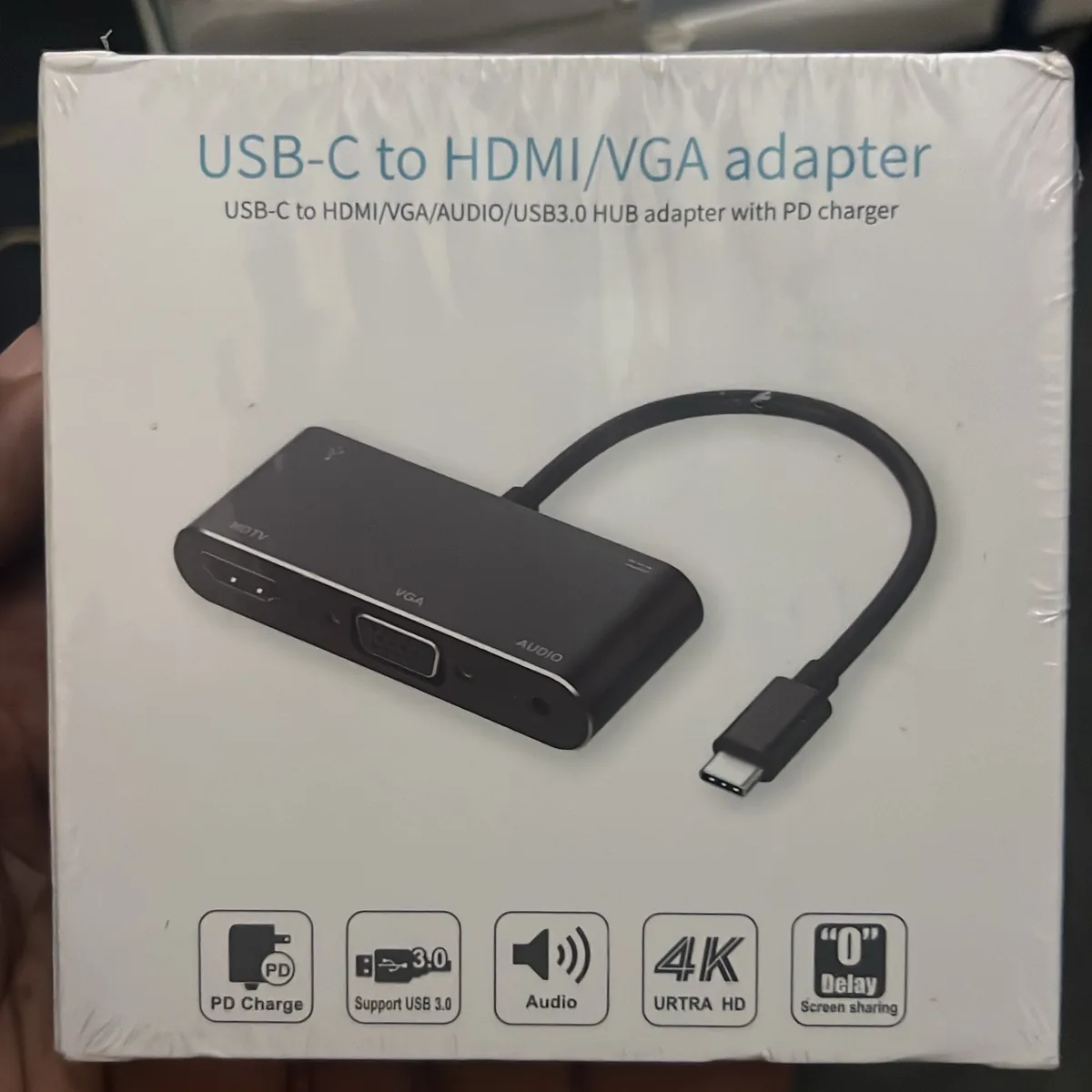 Photo 1 du produit - USB-C TO HDMI /VGA ADAPTER