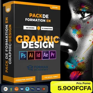 Photo 1 du produit  - Formation Graphisme Pro (Logiciels Offerts)