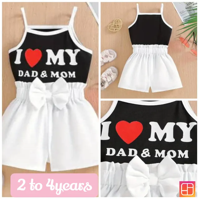 Image de kids shorts and top