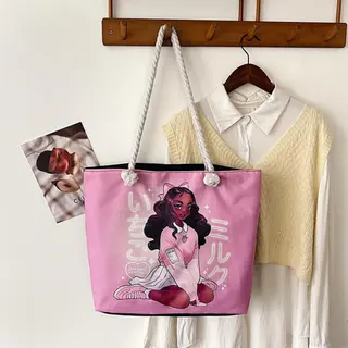 Product image attachment 1 - sac à main en toile