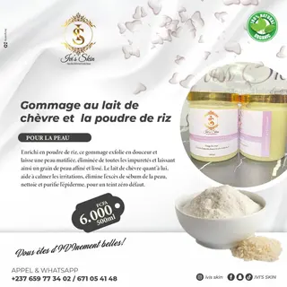 Photo 1 du produit  - Gommage au lait de chèvre et à la poudre de riz