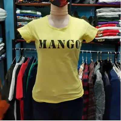 Image de T-shirt Mango Jaune