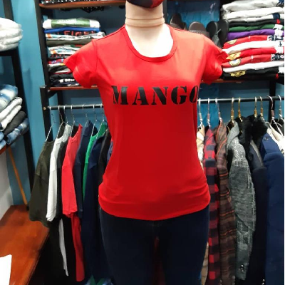 Photo 2 du produit - T-shirt Mango Jaune