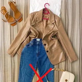 Photo 1 du produit  - vest en cuir tais s /m