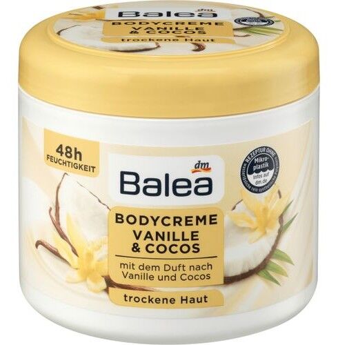 Balea body cream and soap