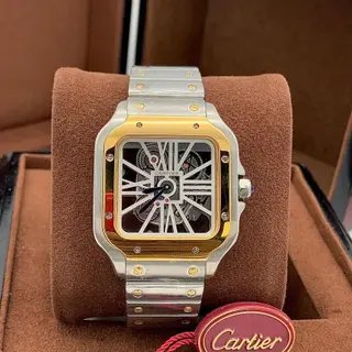 Photo 5 du produit  - Cartier Santos squelette automatique