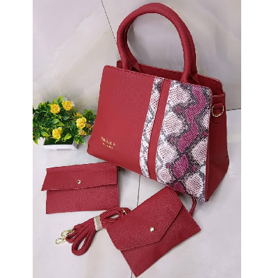 Product image attachment 1 - burgundy Prada handbags