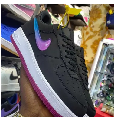 Image de Tennis AIR Nike - Noire/Jaune/blanc