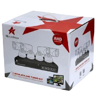 Photo 1 du produit - Kit multistar 6 camera + XVR 8CH