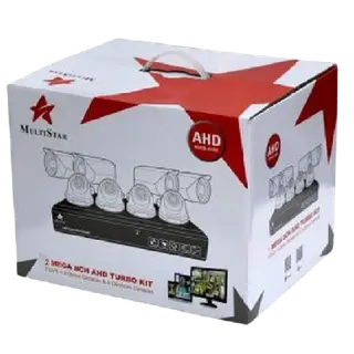 Product image attachment 1 - Kit multistar 6 camera + XVR 8CH